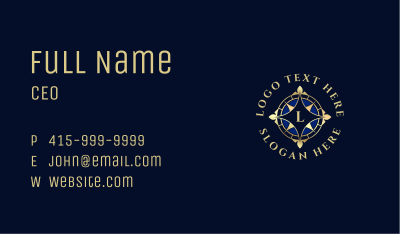 Luxury Compass Locator Business Card Image Preview