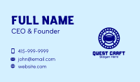 Blue Astronaut Virtual Reality Business Card Image Preview