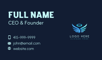 Cold Wing Halo  Business Card Design