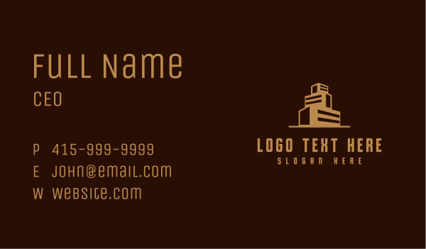 Broker Building Contractor Business Card Design Image Preview