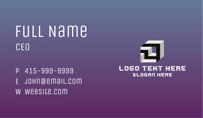 AI Digital Programming Business Card Image Preview