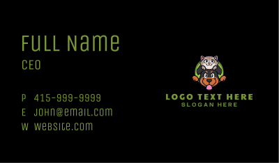 Pet Veterinary Grooming Business Card Image Preview