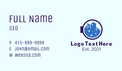 City Laundry Cleaner  Business Card Image Preview