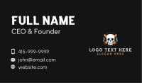 Tobacco Skull Smoke Business Card Image Preview