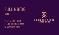 Beauty Shop Letter B Business Card Image Preview