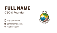 Sunset Beach Resort Business Card Image Preview