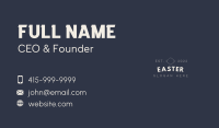 Professional White Wordmark  Business Card Image Preview