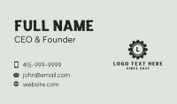 Automotive Gear Letter Business Card Preview