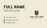 Baseball Shield Sports Business Card Image Preview