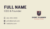 Baseball Shield Sports Business Card Image Preview
