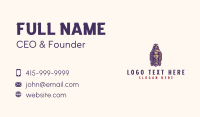 Ethnic Mayan Statue  Business Card Image Preview