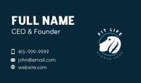 Natural Dog Leaf Veterinarian Business Card Image Preview