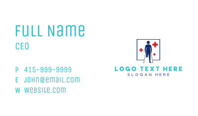 Human Patient Disability Business Card Image Preview