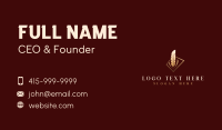 Paper Writing Quill Business Card Design