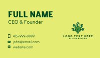 Gemstone Marijuana Weed Business Card Preview