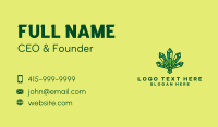 Gemstone Marijuana Weed Business Card Image Preview