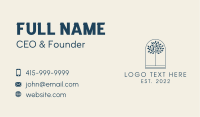 Organic Beauty Tree Business Card Image Preview