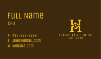 Premium Coffee Letter H Business Card Image Preview