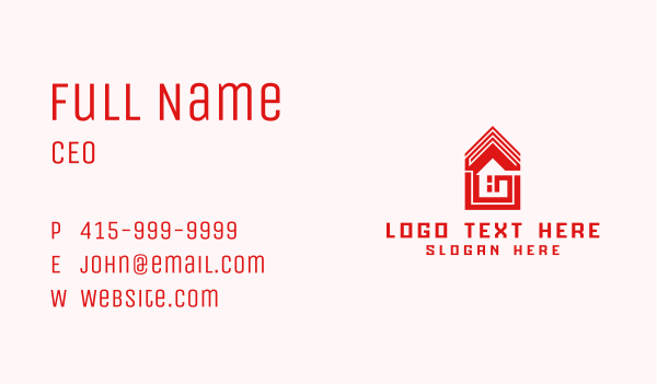 Real Estate Housing Letter G Business Card Design Image Preview