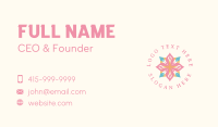 Natural Floral Pattern Business Card Preview