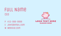 Sunshine Pig Cartoon Business Card Image Preview