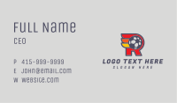 Football Sports Letter R Business Card Image Preview