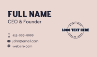 Graffiti Streetwear Wordmark Business Card Preview