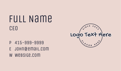 Graffiti Streetwear Wordmark Business Card Image Preview