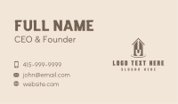 Trowel Contractor Construction Business Card Image Preview