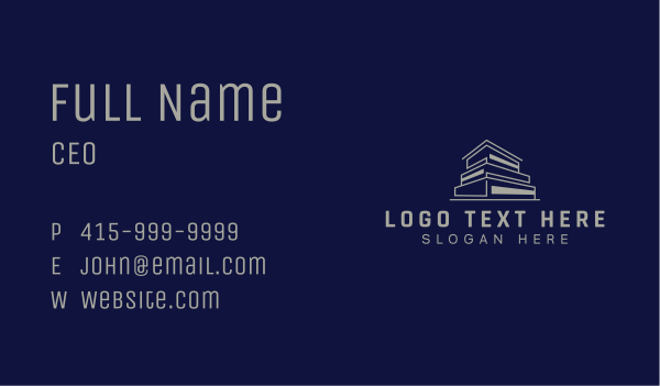 Building Architecture Real Estate Business Card Design Image Preview
