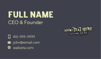 Skater Punk Grafitti  Business Card Image Preview