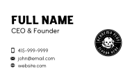 Smoke Cigarette Skull Business Card Image Preview