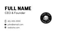 Smoke Cigarette Skull Business Card Image Preview