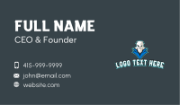 Streaming Skull Mascot  Business Card Image Preview