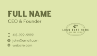 Green Mountain Trail Business Card Design