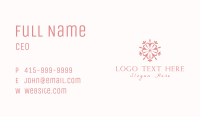 Elegant Floral Mandala Business Card Image Preview