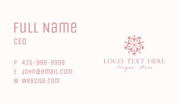 Elegant Floral Mandala Business Card Design Image Preview
