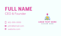Castle Balloon Book Business Card Image Preview