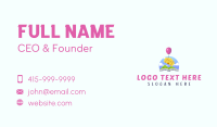 Castle Balloon Book Business Card Image Preview