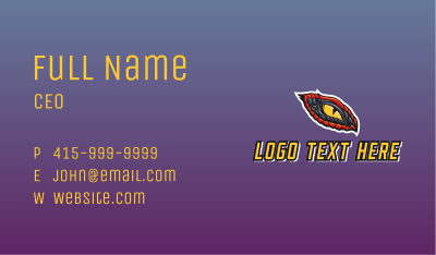 Dragon Eye Gaming Business Card Image Preview