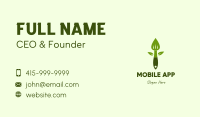 Leaf Spatula Business Card Image Preview