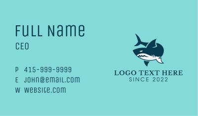 Shark Surf Shop  Business Card Image Preview