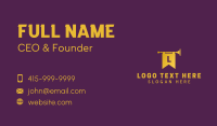 Royal Trumpet Banner Letter Business Card Image Preview