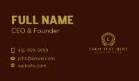 Shield Crown Crest Business Card Preview