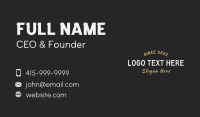 Advertising Business Wordmark Business Card Design