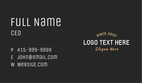 Advertising Business Wordmark Business Card Design Image Preview