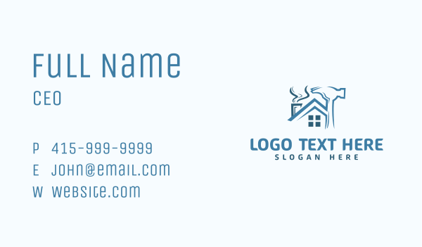 Hammer Tools Maintenance Business Card Design Image Preview