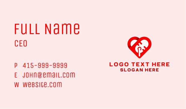 Heart Microphone Podcast Business Card Design Image Preview