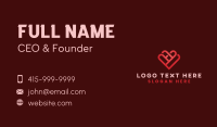 Heart Love Clinic Business Card Design