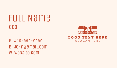 Fleet Trucking Vehicle Business Card Image Preview
